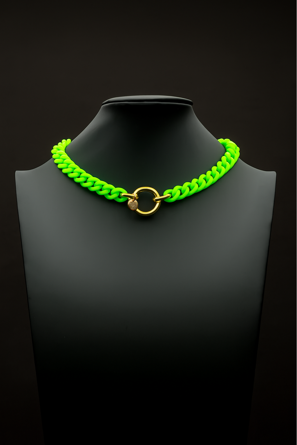 Collana Burano Verde fluo e oro