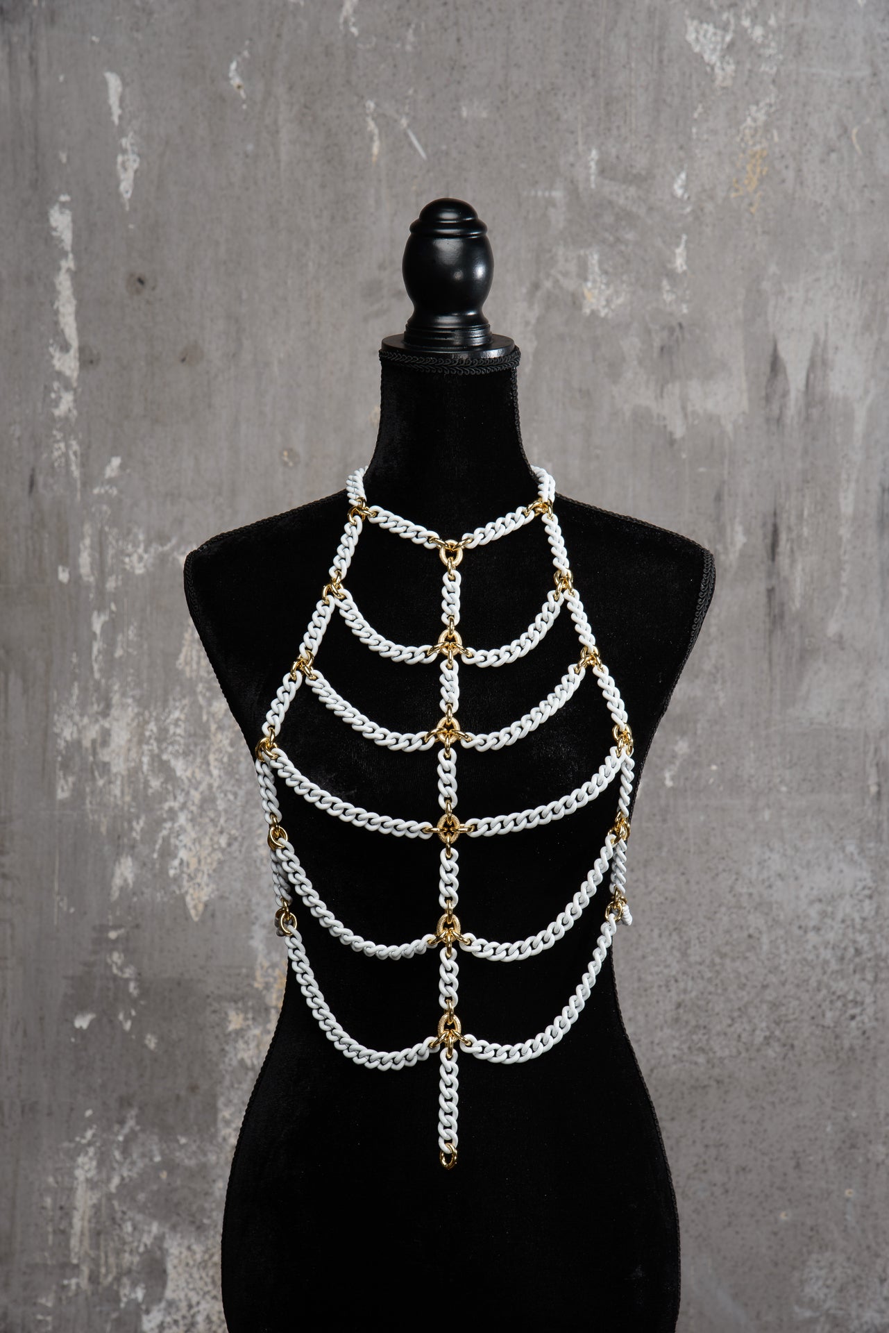 Catena Per Corpo Punk In Pelle Nero | Multistrato | Accessorio Discoteca E Feste | Per Donne E Ragazze - Foto 13